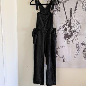Black overalls